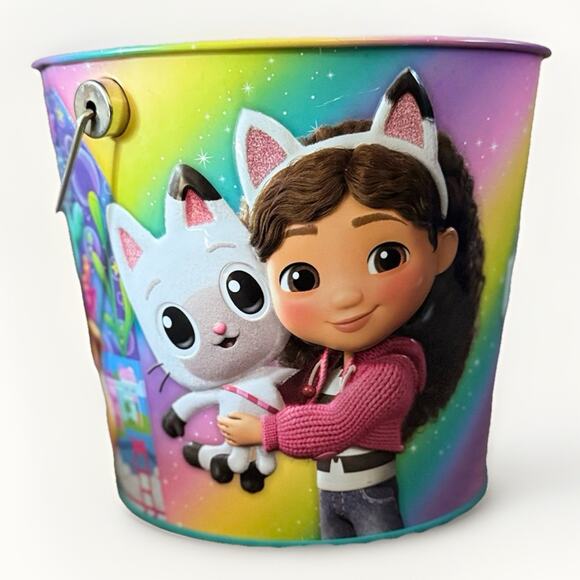 Gabbys Dollhouse The Movie Collectors Popcorn Tin Regal Cinema Dreamworks Metal - Picture 2 of 5